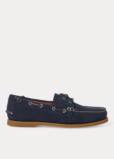 Pánské Lodní Boty Polo Ralph Lauren Merton Suede - 10583-TOSE